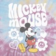 thumbnail image 2 of Juniors' Mickey & Friends Groovy Hearts and Smilies Logo White Cropped T-Shirt Blue/Pink/Light Yellow 2X Large, 2 of 4
