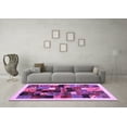 thumbnail image 3 of Ahgly Company Indoor Rectangle Abstract Purple Contemporary Area Rugs, 7' x 9', 3 of 4