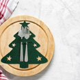 thumbnail image 6 of 4pcs Christmas Cutlery Holder Knife Fork Sppon Pocket Christmas Tree Tableware Cover New Year Party Dinner Table Decor, 6 of 13