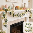 thumbnail image 5 of Easter Eggs Vines Garland 70 Inch, Artificial Spring Branches with Colorful Eggs and Leaves, Floral Door Decor for Indoor Outdoor Home Patio Porch Mantel, 5 of 9