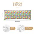 thumbnail image 3 of Fotbe Colorful Easter eggs Funda para Almohada Corporal con Diseño, Funda de Microfibra Ultrasuave de 20x54 Pulgadas, Ropa de Cama Elegante, 3 of 7