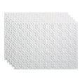thumbnail image 1 of FASÄDE 18in x 24in Traditional Style 6 Matte White Backsplash Panel (5 Pack), 1 of 5