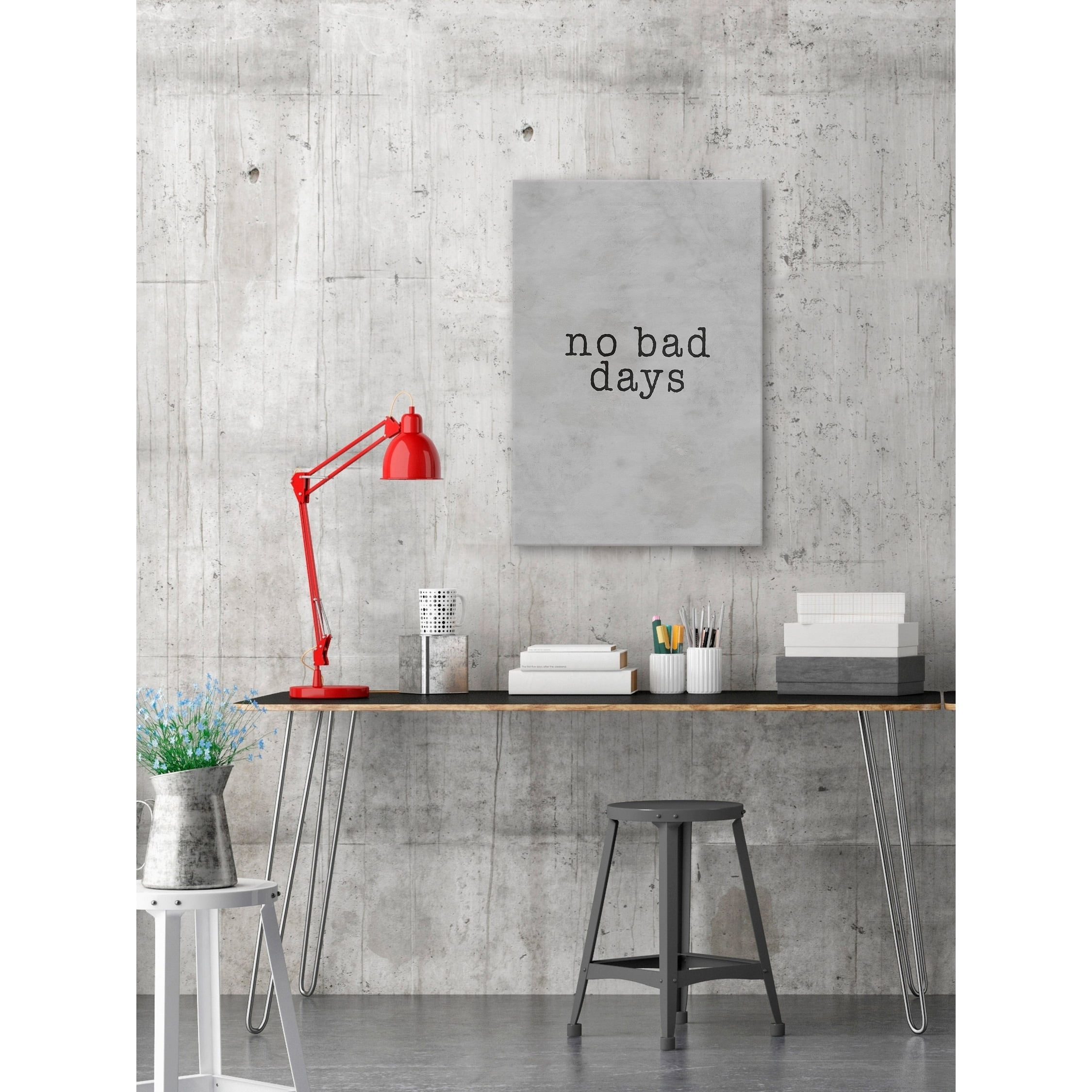 No Bad Days Painting Print on Wrapped Canvas