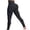 v#36Black137, variant on Yoga Pants Women Solid Color Elastic Waist High Leggings Slim Fit Summer Athletic Lightweight Ankle Length for Office Wear Graceful Bottoms,Black,L