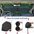 thumbnail image 6 of ASTRAEA Foldable Car Windshield Sun Shade, Jumbo Extra Large Car Front Window Visor Cover for Trucks Vans MPV Large Vehicles (75" x 35.4"), 6 of 8