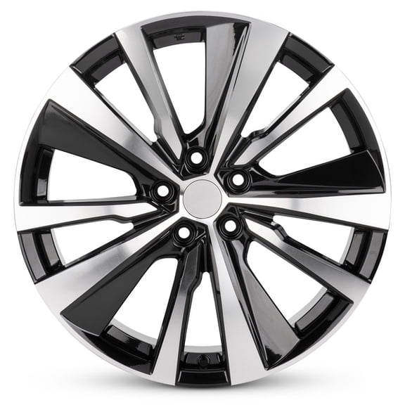 Part Synergy Replacement for Wheel Rim For Nissan Altima 19-22 19 Inch Black Machined Aluminum Rim