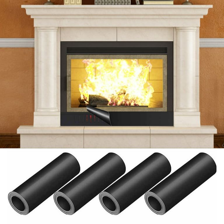 Blocker Blanket Fireplace Curtain Black Chimney Draft Stopper Fireplace  Blanket Fireplaces & Stoves Accessries - AliExpress