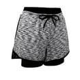 thumbnail image 6 of KingShop Workout Yoga Shorts for Women 2 in 1 Running Yoga Shorts Sport Shorts with Pockets, 6 of 6