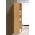 thumbnail image 3 of Pemberly Row Bibliothèque en Bois Polyvalente à Cinq Tablettes, Fini Beige, 3 of 5