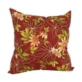 thumbnail image 2 of Blazing Needles 9913-S2-REO-16 Spun Polyester Outdoor Floor Pillows, Passion Ruby - Set of 2, 2 of 2