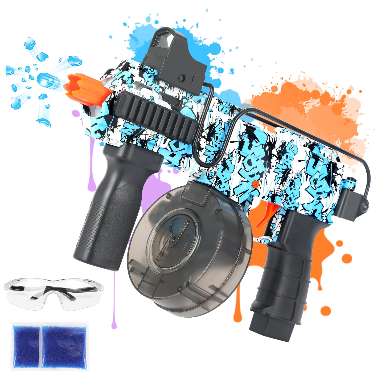 Electric Gel Blaster, Ferventoys Splatter Ball Blasters with 10000