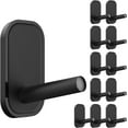 thumbnail image 4 of INNOPLUS 12x Black Coat Rack Wall Hooks for Hanging Towel Backpack Hat, 4 of 7