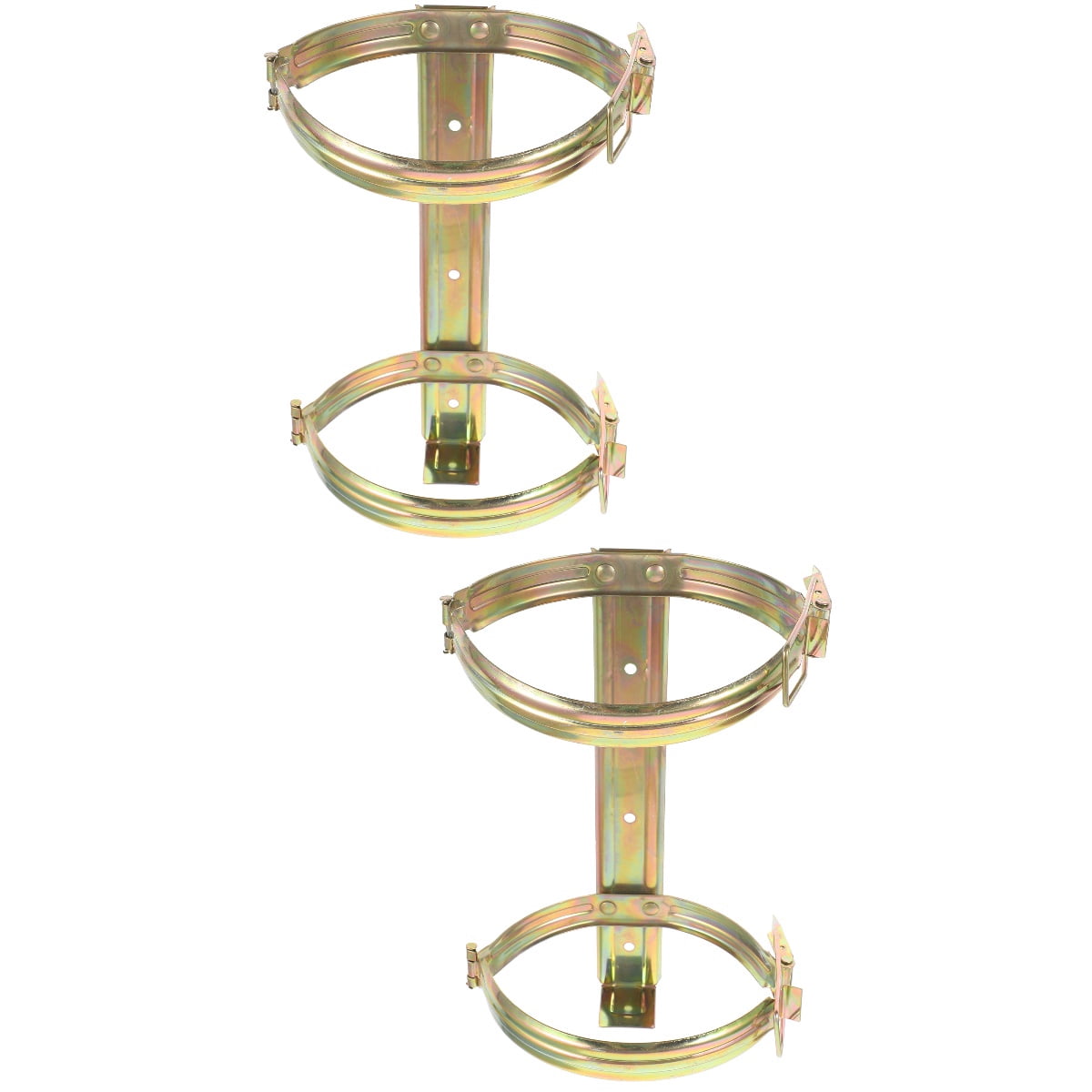 OUNONA 2pcs Fire Extinguisher Stand Metal Fire Extinguisher Holder Wall Mount Fire Extinguisher Stand