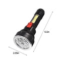 thumbnail image 3 of Linterna Led de Luz Potente, Súper Brillante, Lámpara Recargable Por Usb., 3 of 7