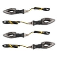 thumbnail image 3 of Luz indicadora de señal de giro Universal para motocicleta, 4 Uds., 12 LED, intermitente ámbar, resistente al agua, 3 of 12