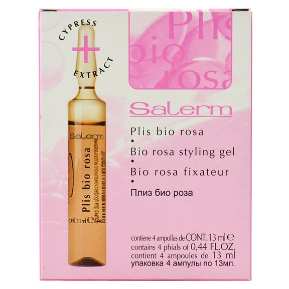 Salerm Bio Rosa Styling Gel 4 Phials of 0.44 Fl. Oz.