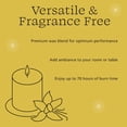 thumbnail image 7 of Mainstays Single Wick 3" x 6" Pillar Candle, Unscented, Orange, 7 of 7