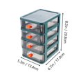 BESTYASH Green Multi-Layer Desktop Organizer with Drawer, 1Pc ...