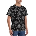 thumbnail image 2 of Vsdgher Turtle Print Men's Dry Fit Mesh Athletic Shirts Moisture Wicking Tennis T-Shirt Tops, 2 of 9