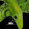 thumbnail image 5 of GYRATEDREAM Witch Mask Halloween Goblin Masks Scary Green Half Face Sorceress Mask for Cosplay Costume, 5 of 9
