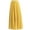 Yellow, variant on Landzoo One Summer Women's Solid Color Chiffon Skirt Women's High Waist Long Skirt Beautiful Stylish Women's Skirt