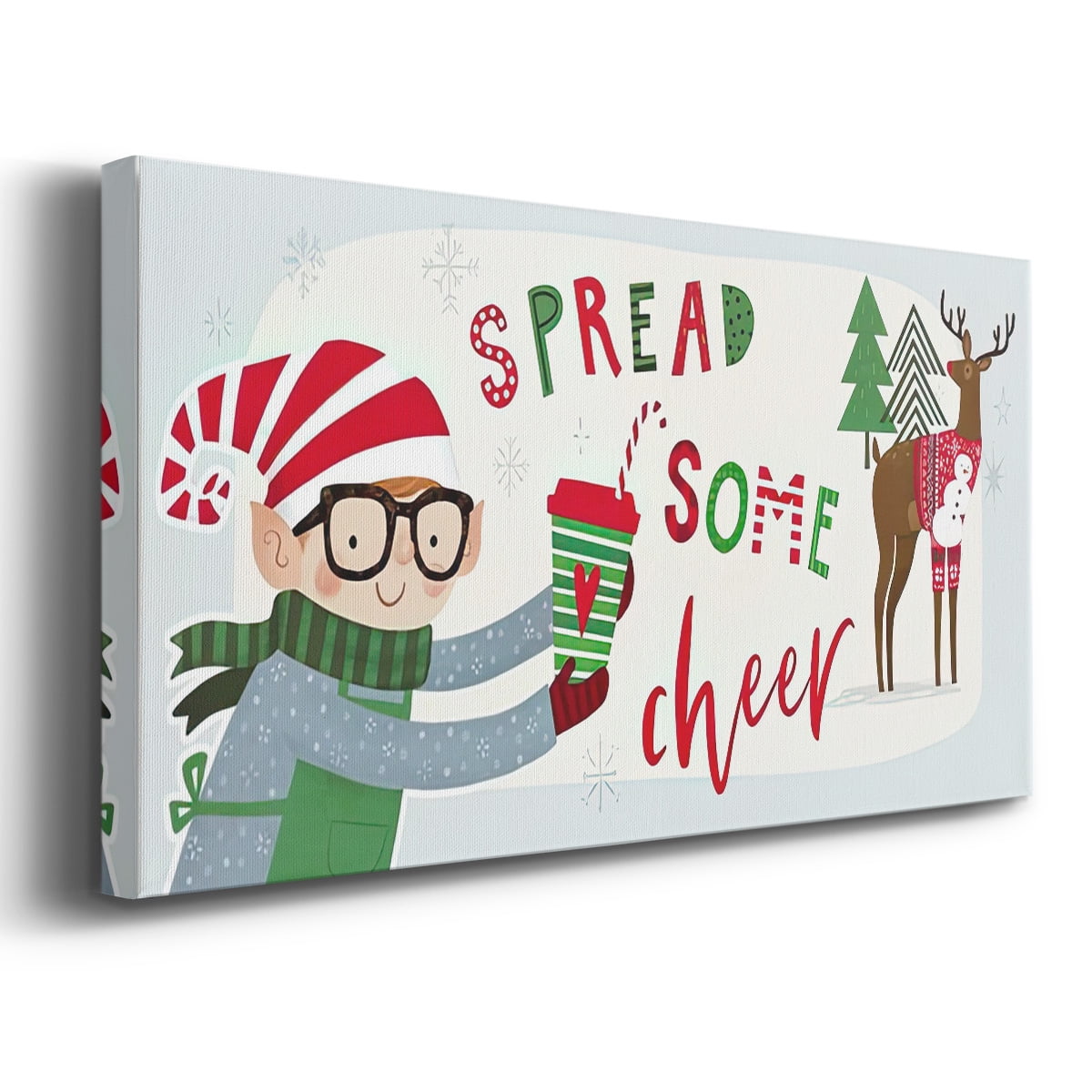 Santa's Foodtruck Collection D- Gallery Wrapped Canvas