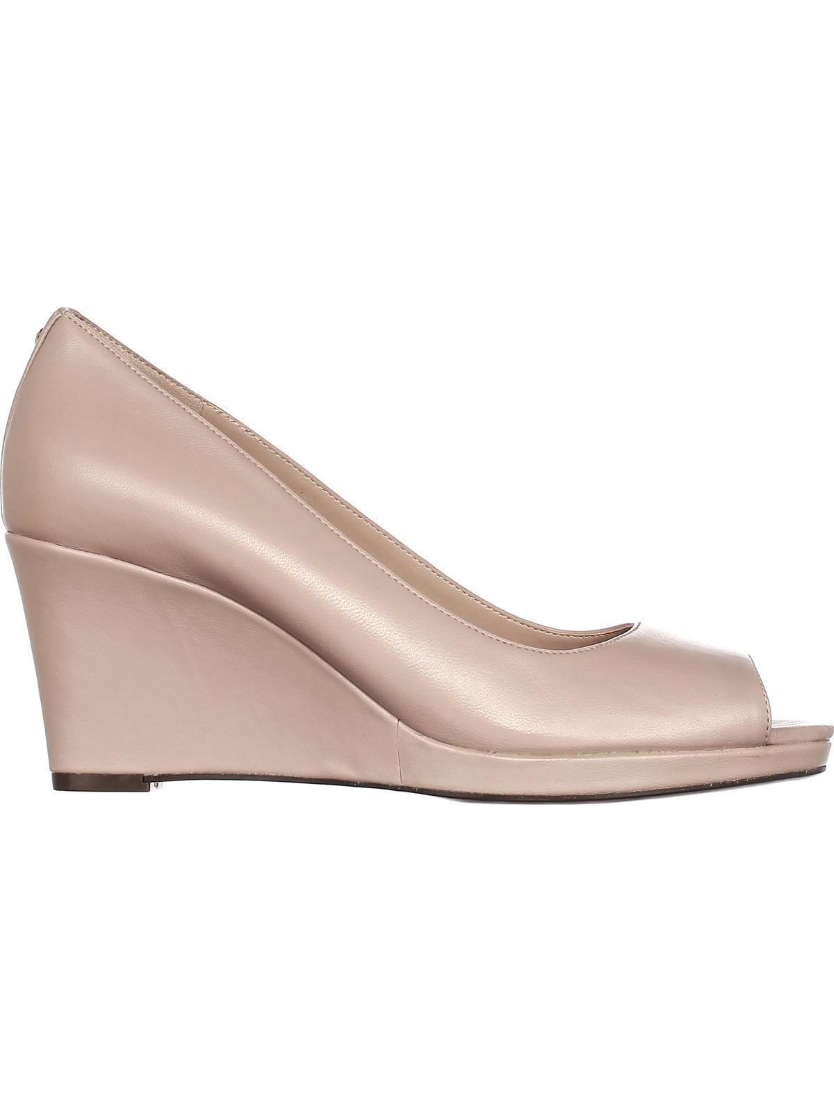 olivia peep toe wedge naturalizer