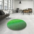 thumbnail image 4 of Ahgly Company Machine Washable Indoor Rectangle Transitional Forest Green Area Rugs, 6' x 9', 4 of 7