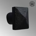 thumbnail image 4 of Black Square Iron Kitchen Cabinet Knob Pull Decorative Rust Resistant Powder Coat Finish Vintage Metal Knobs Drawer Pull Handle w/Screws Renovators Supply, 4 of 9