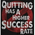 thumbnail image 2 of Funny Quitting Higher Success Rate Unisex Plus Fleece Graphic Sweatshirt Brisco Brands 2X, 2 of 5