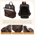 thumbnail image 4 of Sunyuer Backpack Purse for Women, PU Leather Anti-theft Backpack, Ladies Convertible Satchel Bags, Shoulder Bag for Travel, Work, Trip, 4 of 8