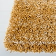 thumbnail image 3 of SAFAVIEH Hudson Shag Jaden Striped Area Rug, Gold/Ivory, 7' x 7' Square, 3 of 7