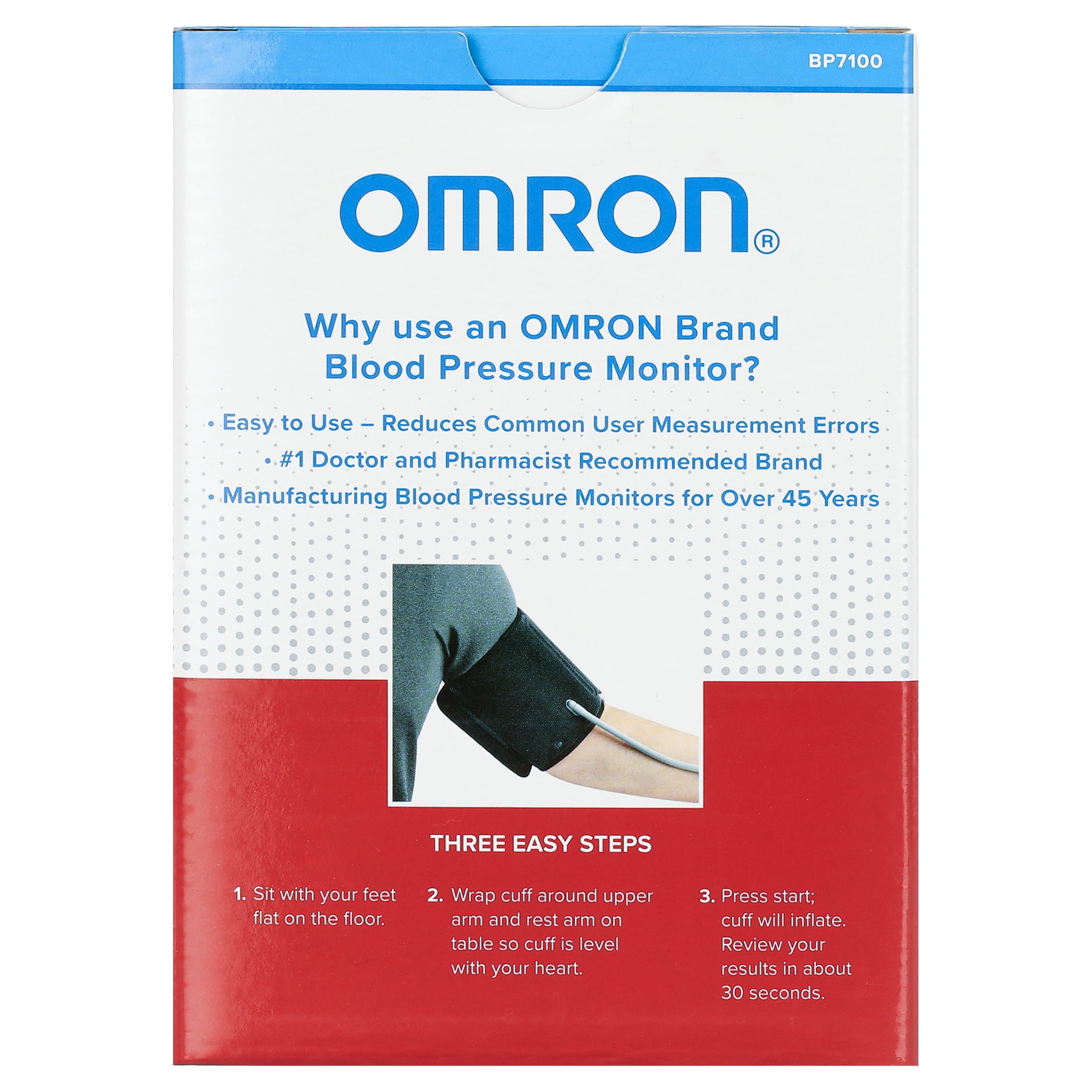 Omron 3 Series Upper Arm Blood Pressure Monitor