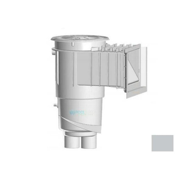 Aquastar Pool ASSKR15103 Water Bond Skimmer with Waterstop Face Adjustable Collar & Float Assembly, Light Grey