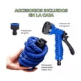 thumbnail image 3 of Manguera Expandible Flexible 15 Metros Con Aspersor Jardín Color Azul, 3 of 5