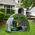 thumbnail image 3 of AREALER Bike Storage Tent 210D Oxford Fabric Waterproof Storage Shed for Bikes, 3 of 7
