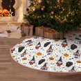 thumbnail image 6 of Kdxio Halloween Gnome Print Christmas Tree Skirt Christmas Xmas Tree Skirts Mat for New Year Holiday Christmas Party Decorations-48", 6 of 7