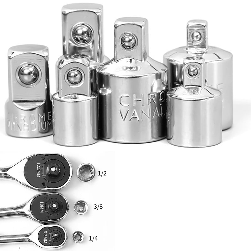 3/8" to 1/4" 1/2 inch Drive Ratchet Converter Socket Adapter Reducer Air I RBct 3/8" to 1/4" 1/2 inch Drive Ratchet Converter Socket Adapter Reducer Air I RBct