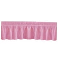 thumbnail image 4 of CRAFTHROU Jupes de Lit Élastiques Roses Autour Style Simple et Élégant 1 Ensemble Polyester, 4 of 8