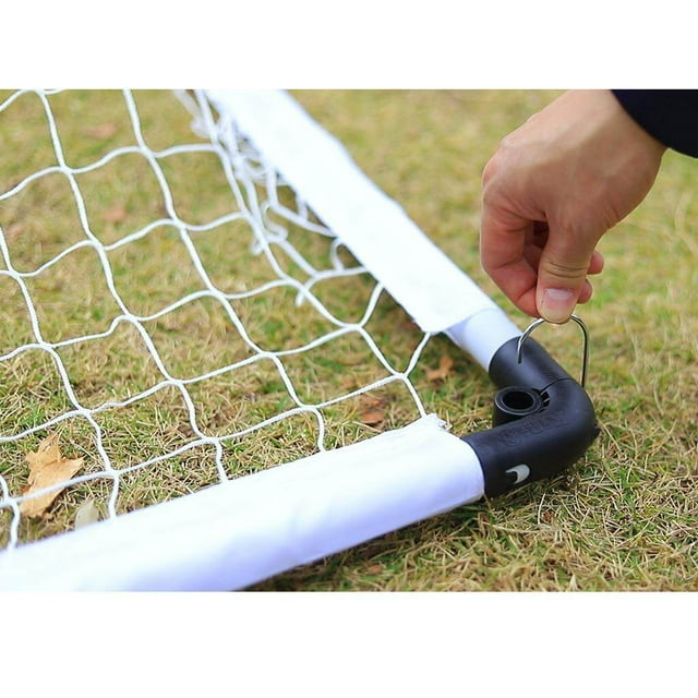 ziyahi Ensemble de But de Soccer pour Enfants Mini Filet de Cour Arrière et Mini Filet Intérieur Ballon Blanc avec Sac de Rangement