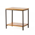 Jonathan Wood Rustic Metal End Table - Walmart.com