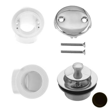 1.5 in. Schedule 40 PVC Twist and Close Plumbers Pack - Oil Rubbed Bronze