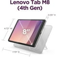 thumbnail image 7 of Lenovo Tab M8 Gen 4 Tablet, 8" HD IPS, 2GB RAM, 32GB Storage, MediaTek Helio A22, Google Kids Space, Long Battery Life, SD Card Slot, Android 11, w/Folio Case&Stylus Pen&32GB SD Card, 7 of 7