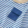thumbnail image 5 of Shirts for Girls Girls Stripes Top Basic Crewneck Cotton Kids Sweatshirt Boys Size 18-24 Months Clothes, 5 of 5