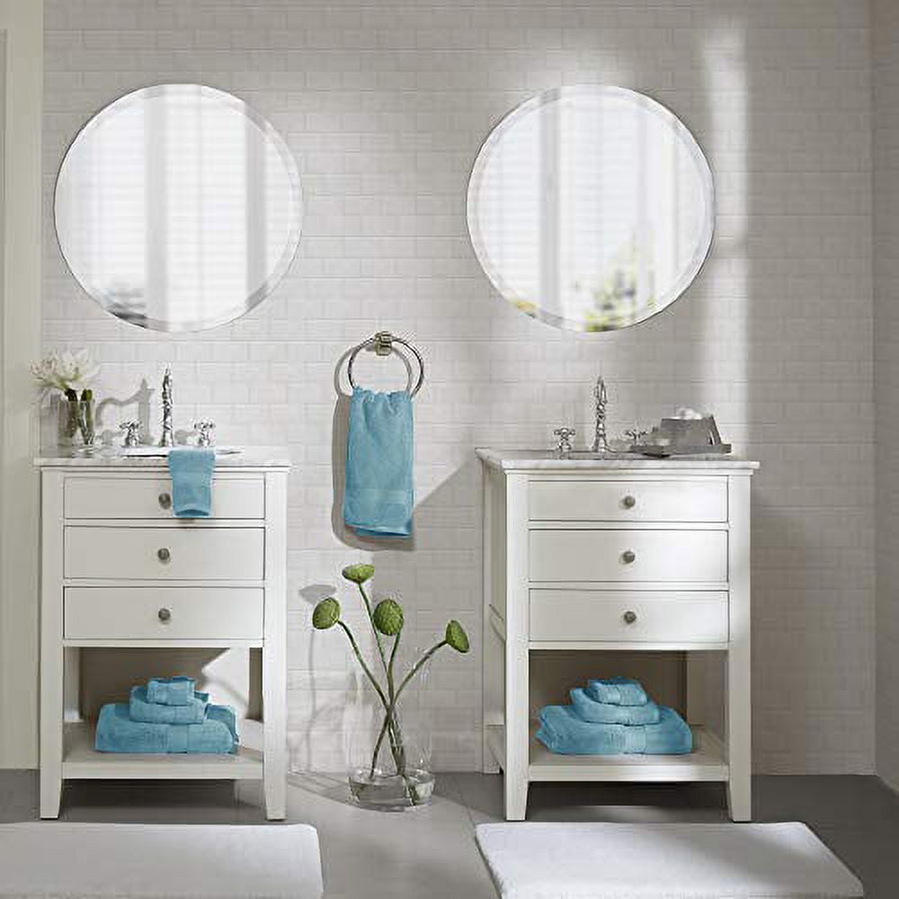 Madison Park 8-Piece Luxury Cotton Towel Set, 800GSM Bath Towels, Ultra Soft & Absorbent, Aqua