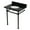 Black Granite / Matte Black, variant on Kingston Brass KVPK30K86ST Dreyfuss 30" Black Granite Console Sink with Stainless Steel Legs (8-Inch, 3-Hole), Black Granite/Polished Nickel