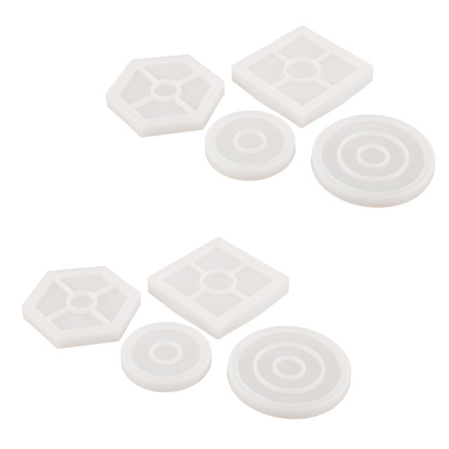 Moldes de silicona para posavasos moldes para posavasos no tóxicos seguros inodoros para bandejas de soporte para teléfono ANGGREK Otros