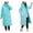 Blue, variant on Women's Long Maxi Puffer Jacket Ladies Long Puffer Padded Coat With Front Zip Closure, Winter Longline Padded Jacket Lightweight Ladies Long Body Warmer with Full Sleeve