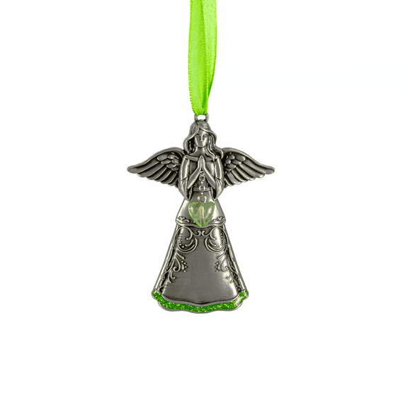 Praying Angel August Birthstone Hanging Ornament