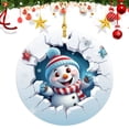 thumbnail image 4 of Decoraciones Navideñas Muñeco Nieve Dibujos Animados WDOplteas, 4 of 9